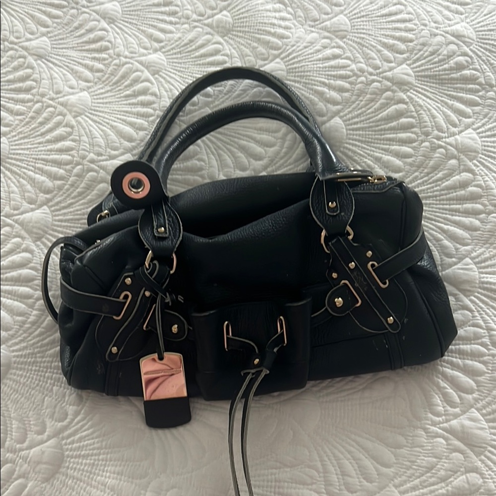 Black Leather Handbag